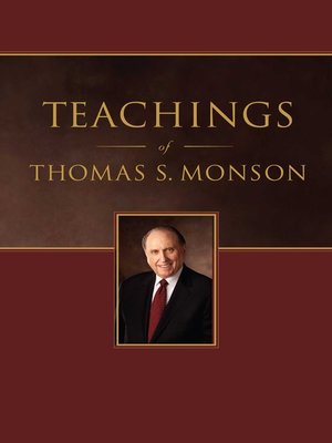 cover image of Teachings of Thomas S. Monson